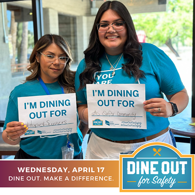 Image: Dine Out for Safety volunteers at the 2023 event.