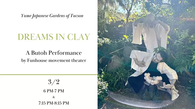 Image: Dreams in Clay - A Butoh Performance by Funhouse movement theater