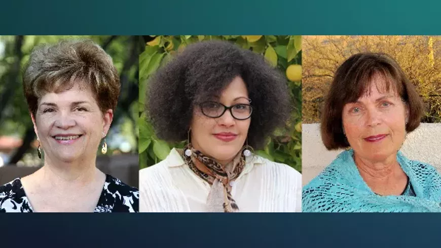 Eliana Rivero, Stephanie Troutman Robbins and Judith Temple