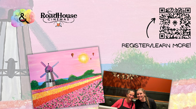 Image: Field of Flowers Paint and Sip at Roadhouse Cinemas