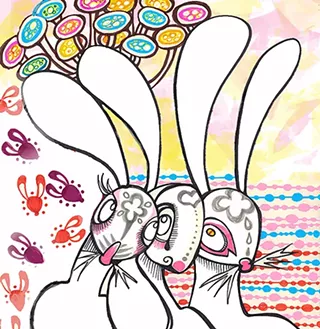 Image: Flam Chen's 'Ostara's Big Bunny Bash Cabaret' at MSA Annex May 7, 8