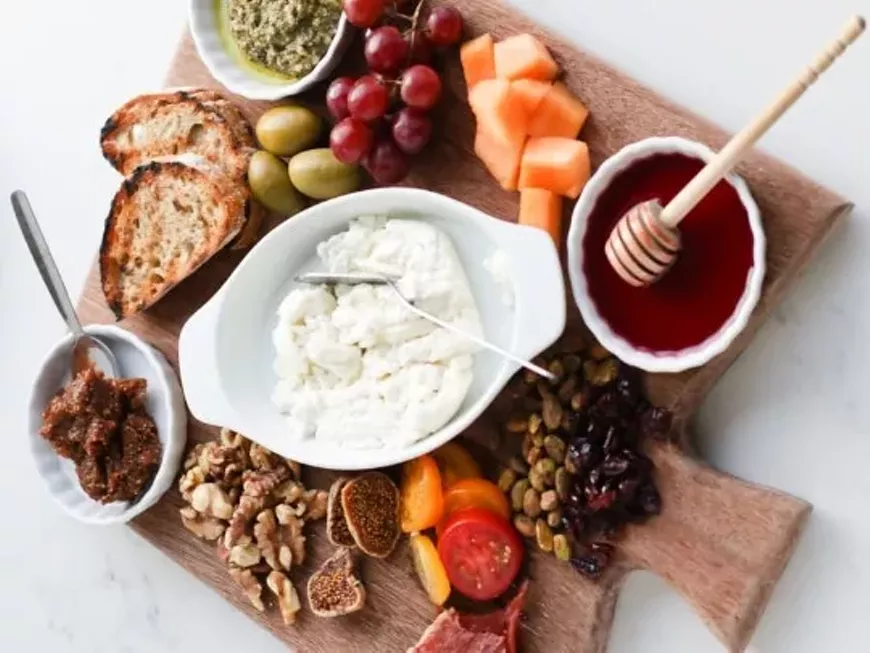 Burrata cheese board