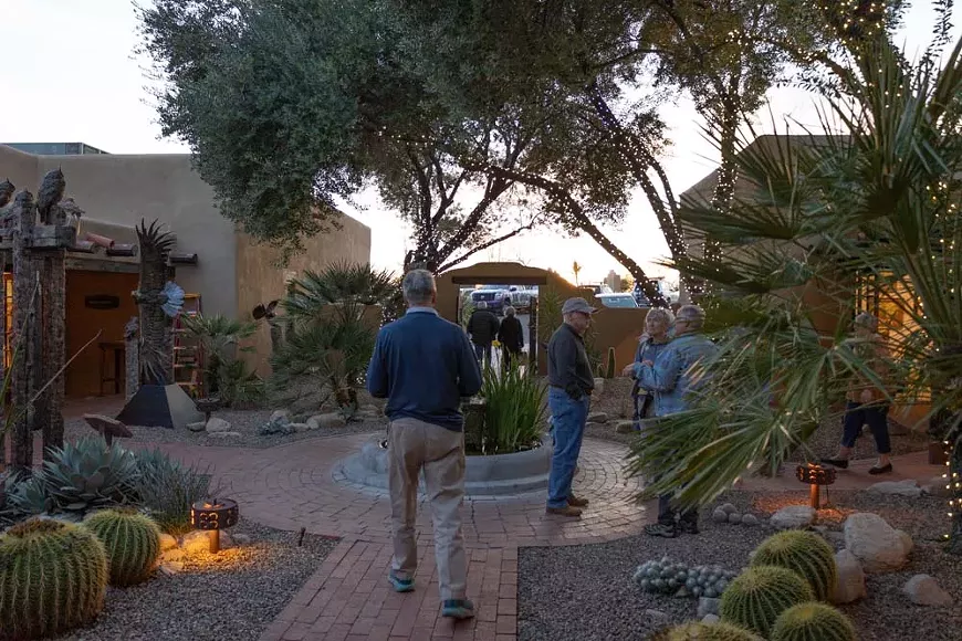 Enjoy our tranquil courtyard while you peruse the galleries and sip on libations!