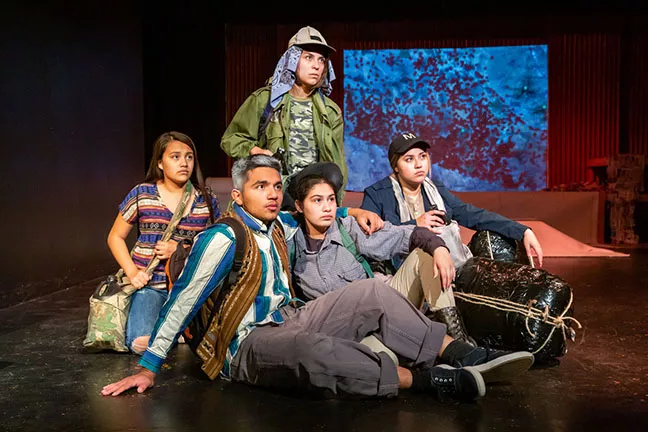 Students at Tucson Magnet High School premier the play Our Border Town.