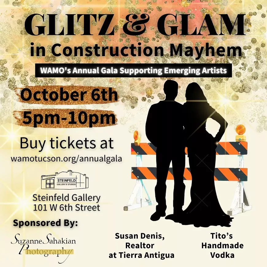 GLITZ AND GLAM IN CONSTRUCTION MAYHEM, WAMO Gala Supporting Artists, October 6, Steinfeld Warehouse