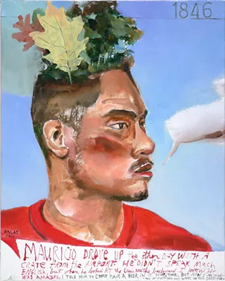 Image: Go Figure: Jack Balas, Titus Castanza, Holly Roberts, with Robert Wilson, and Benjamin M Johnson