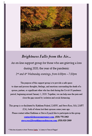 Image: Grief Group for Those Who Lost a Spouse/Partner During the Pandemic