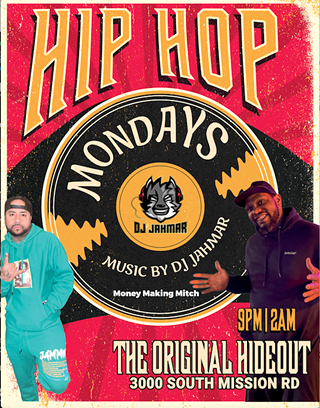 Image: Hip Hop Mondays at The Original Hideout