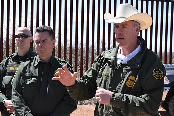 Interior Secretary Ryan Zinke: “Clearly, border protection is mine and the president’s priority. Clearly, we’re supportive of a wall.”