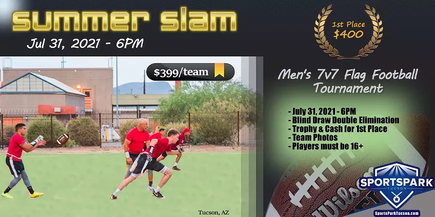Jul 31st Flag Football Tournament Men's 7v7