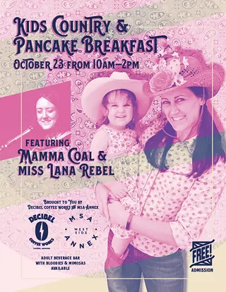 Image: KIds Country & Pancake Breakfast with Mamma Coal, Miss Lana Rebel