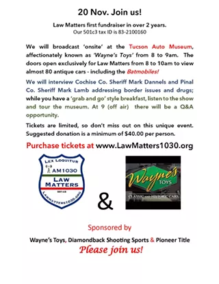 Image: Law Matters Unique Fundraiser