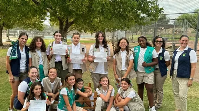 Image: Levity Wellness: Girl Scouts support animals