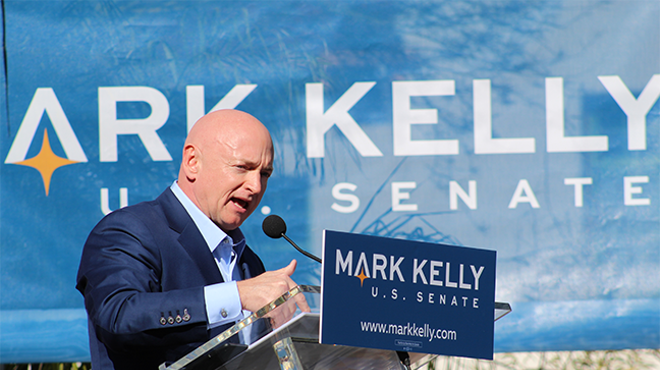 Image: Lift off: Mark Kelly Launches Campaign for U.S. Senate in Tucson