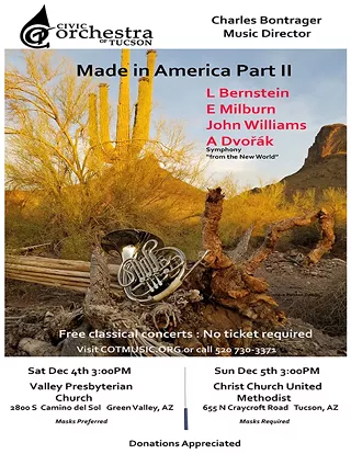 Image: "Made in America" Concert by The Civic Orchestra of Tucson
