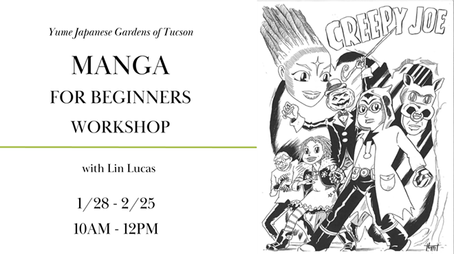 Image: MANGA FOR BEGINNERS Workshop with Lin Lucas