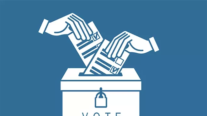 Image: Mi Familia Vota urges Hispanics to vote by mail or take health precautions at polls
