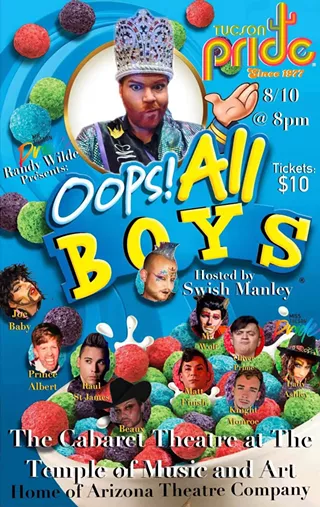 Image: Mr. Tucson Pride Randy Wilde Presents: Oops! All Boys