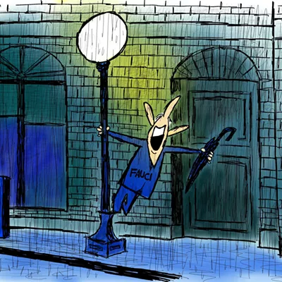 Image: Claytoonz: Singing In The Covid Rain