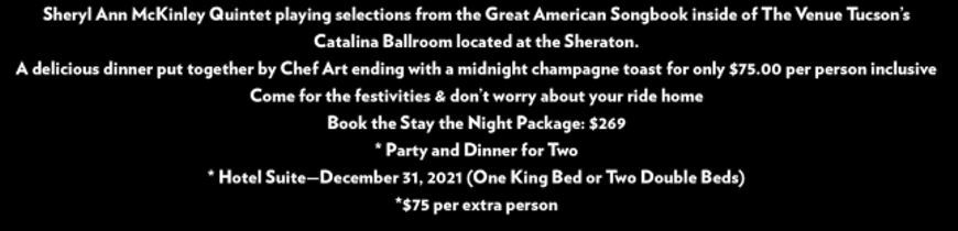 NYE At The Tucson Sheraton