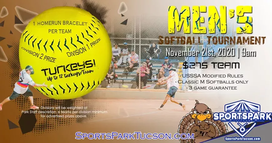 Nov 21st Softball Tournament Men’s 10v10
