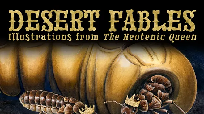 Image: Opening Art Reception- Desert Fables, Illustrations from The Neotenic Queen
