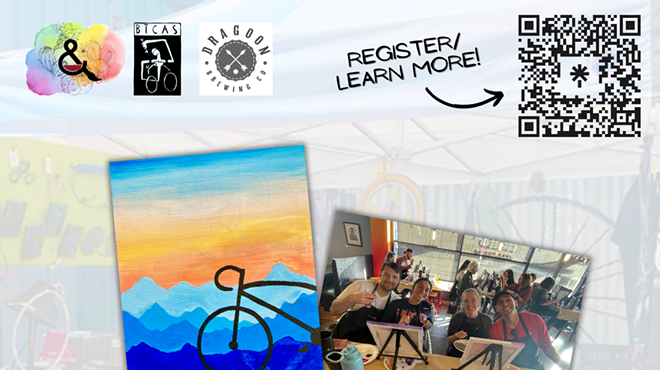 Image: Paint and Pints BICAS Art Fundraiser at Dragoon Brewing