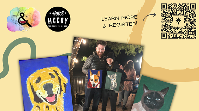 Image: Paint Your Pet in Tucson &ndash; Personalized, Pre-Traced Canvas!