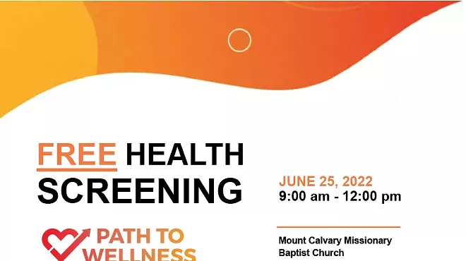 Image: Path to Wellness - Free health screening! (Ages 18 and older)