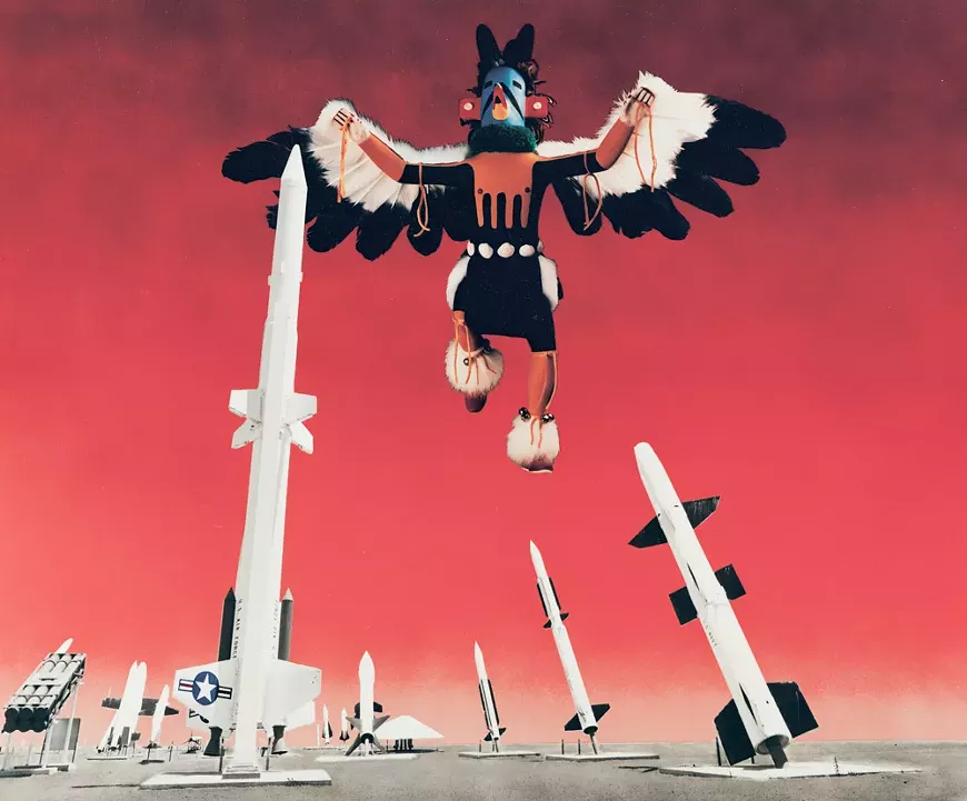 Kwahu/ Hopi Eagle Kachina, White Sands Missile Range, New Mexico from Nuclear Enchantment , 1989
