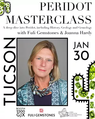 Image: Peridot Masterclass with Fuli Gemstones & Joanna Hardy