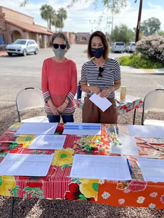 Image: Petition signing: prevent voting restrictions and huge reductions in public ed funding