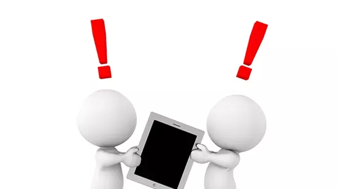 Image: Police Dispatch: Tablet Tug-o’-War