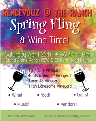 Image: Rendevouz @ The Ranch Spring Fling & Wine Time!