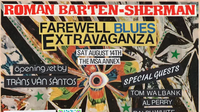 Image: Roman Barten-Sherman's Farewell Blues Extravaganza at MSA Annex