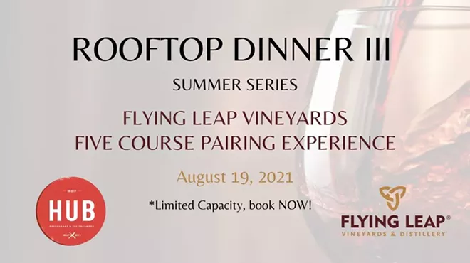 Image: Rooftop Dinner Summer Series III: HUB + Flying Leap Vineyards