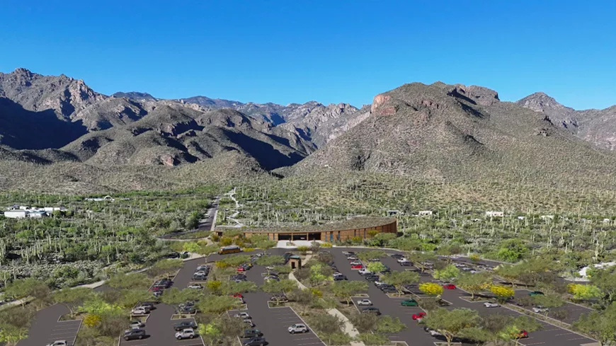 Rendering of the Sabino Canyon Visitor Center Reimagined