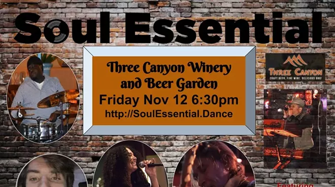 Image: Soul Essential Brings Gladys' Grapevine to Three Canyon Winery and Beer Garden
