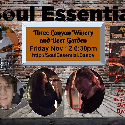 Image: Soul Essential Brings Gladys' Grapevine to Three Canyon Winery and Beer Garden