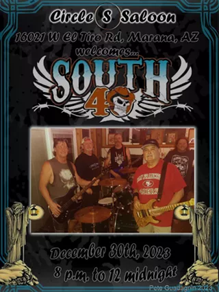Image: SOUTH 40 ROCKS THE CIRCLE S SALOON!