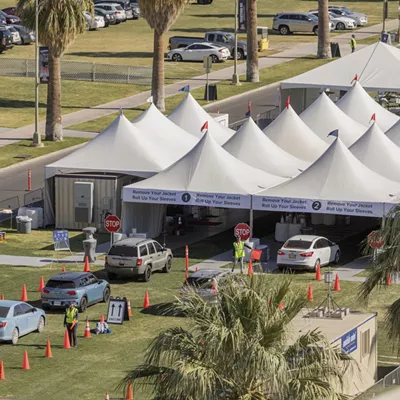 Image: State-Run Vaccination Site at UA Will Be Supplied by County's Allocation