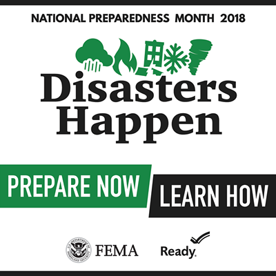 Image: Stay Safe Out There: September is National Preparedness Month