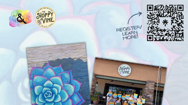 Image: Sweet Succulent Paint and Sip at Hoppy Vine Oro Valley