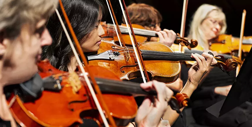 Civic Orchestra of Tucson violinists