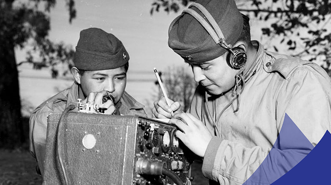 Image: Talking Code with a Secret Weapon: Navajo Code Talkers Speak