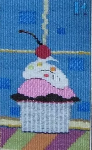 Image: Tapestry Shapes & Cupcakes: Ruth Manning Program at THSG Feb Meeting