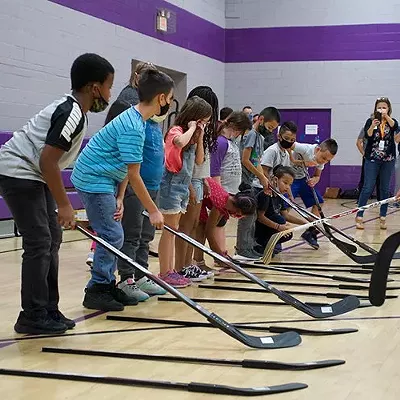 Image: They shoot, they score: Coyotes’ goal to increase youth hockey participation a success