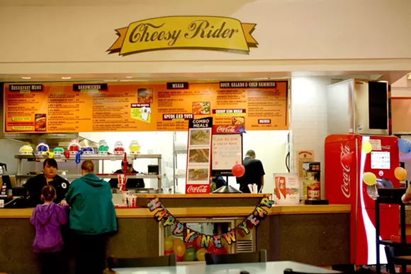 Cheesy Rider Shutters in Foothills Mall