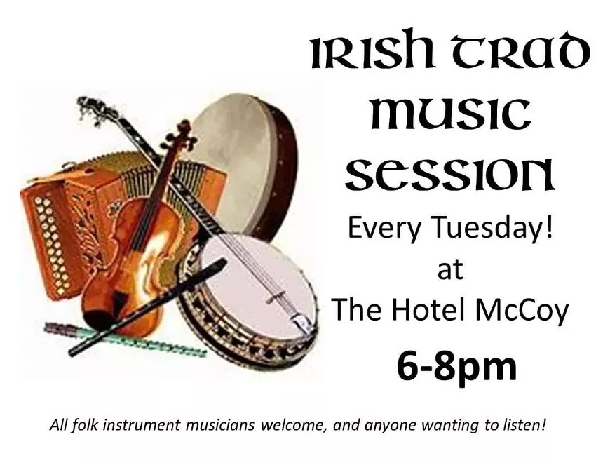 Irish Music Session at The Hotel McCoy