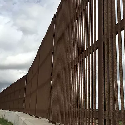 Image: Trump visits border for second time since June; Democrats blast visit